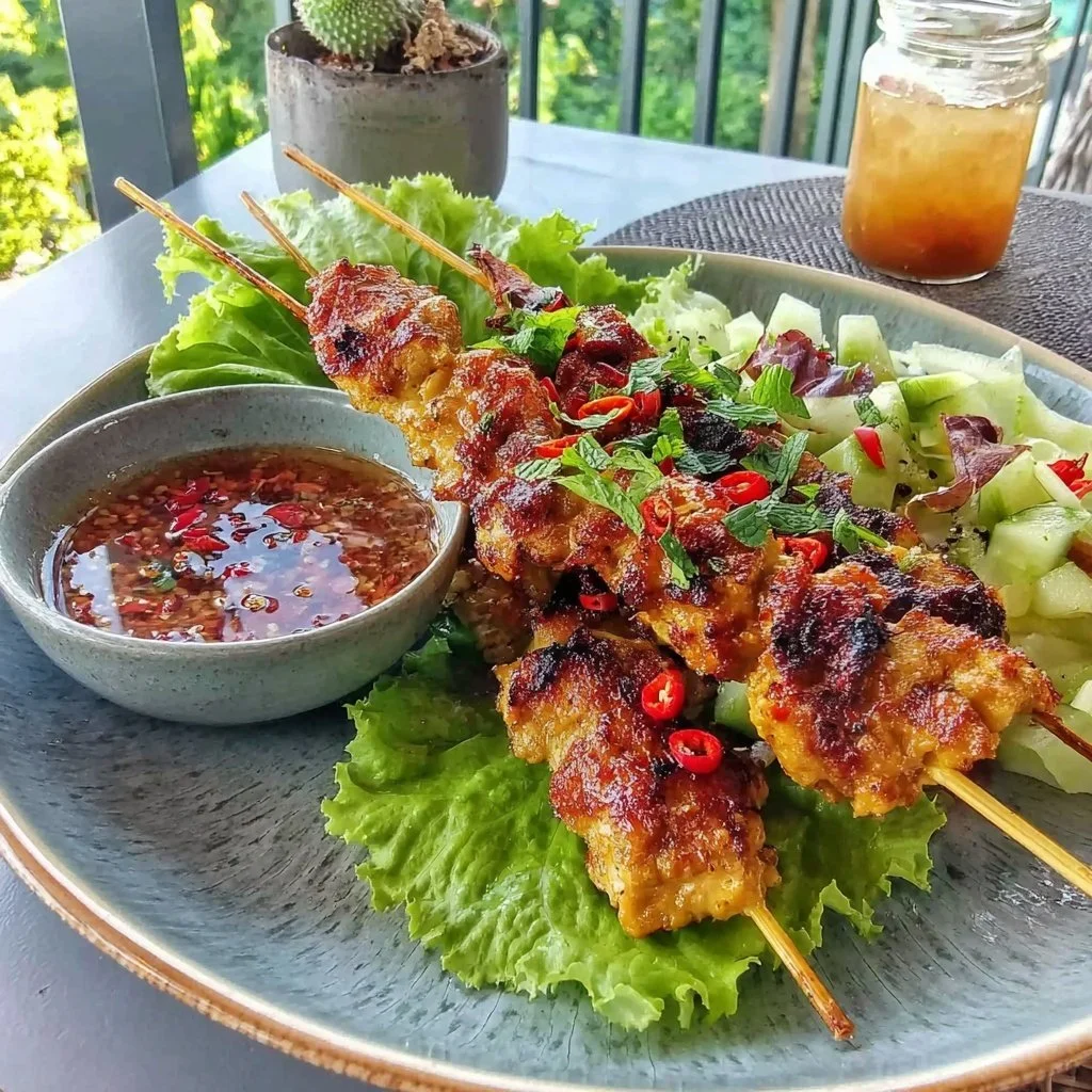 Airfryer Kip met Satémarinage in 20 Minuten