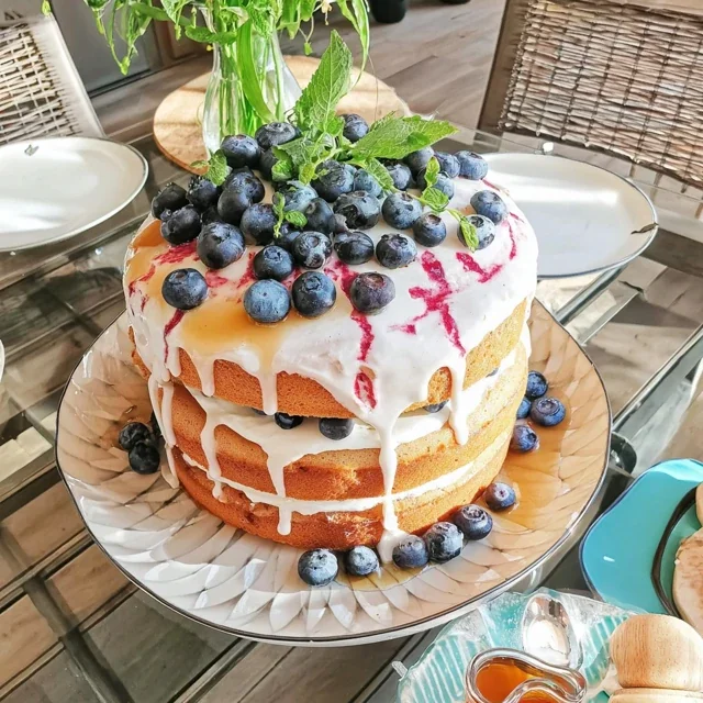 Citroen-blauwe bessen speculaas