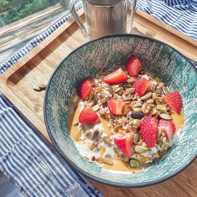 Gezonde Overnight Oats met Aardbeien en Lijnzaad voor een energiek ontbijtgenot
