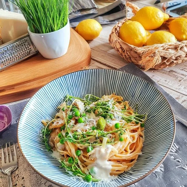 Verfrissende Pasta al Limone met verse erwten – Een genot voor elke dag
